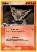 evil cat