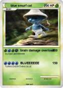 blue smurf cat