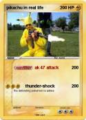 pikachu in real