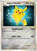 Aqua's Pikachu