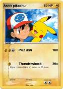 Ash’s pikachu