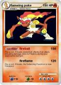 flameing poke