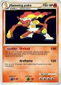 flameing poke
