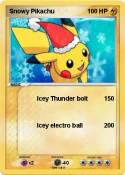 Snowy Pikachu