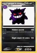 Vote if gengar is creepy Vote if gengar