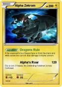 Alpha Zekrom Alpha Zekrom