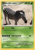 TROLLING zebra TROLLING zebra