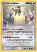 Arceus; God