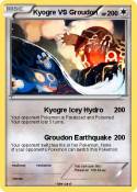 Kyogre VS