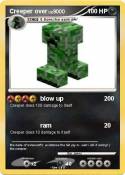 Creeper over