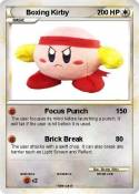 Boxing Kirby Boxing Kirby