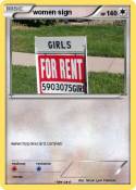 women sign