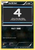 the #4 fact