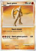 Sand golem
