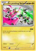 Im posting Splatoon cards Im posting