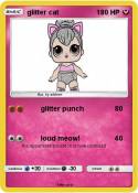 glitter cat