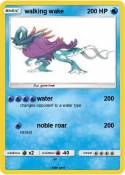 walking wake