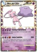 Mew and Ditto