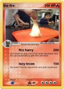 the fire