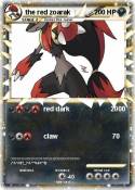 the red zoarak