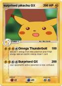 surprised pikachu GX surprised