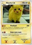 Pikachu Cat