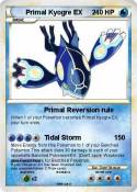 Primal Kyogre EX 2 Primal Kyogre