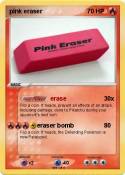 pink eraser