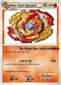 Item Card Spryzen Item Card