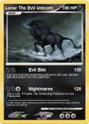 Lunar The Evil Unicorn Lunar The Evil