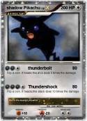 shadow Pikachu shadow Pikachu