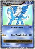 blue wings