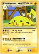 Tired Pikachu