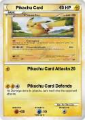 Pikachu Card