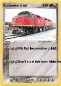 Budweiser train Budweiser train