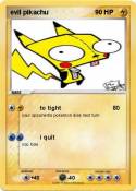 evil pikachu