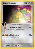 X green kerbecs