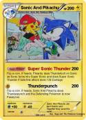 Sonic And Pikachu Sonic And