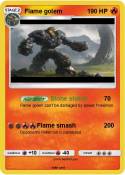 Flame golem