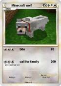 Minecraft wolf
