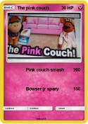 The pink couch
