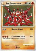 Red Ranger army Red Ranger army
