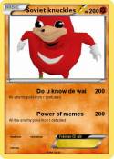 Soviet knuckles Soviet knuckles