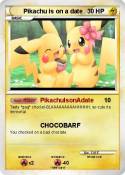 Pikachu is on a