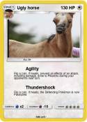 Ugly horse