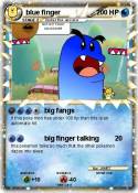 blue finger blue finger