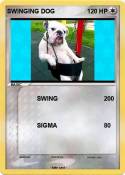 SWINGING DOG