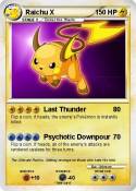 Raichu X