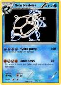 Neon blastoise