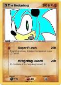 G The Hedgehog
